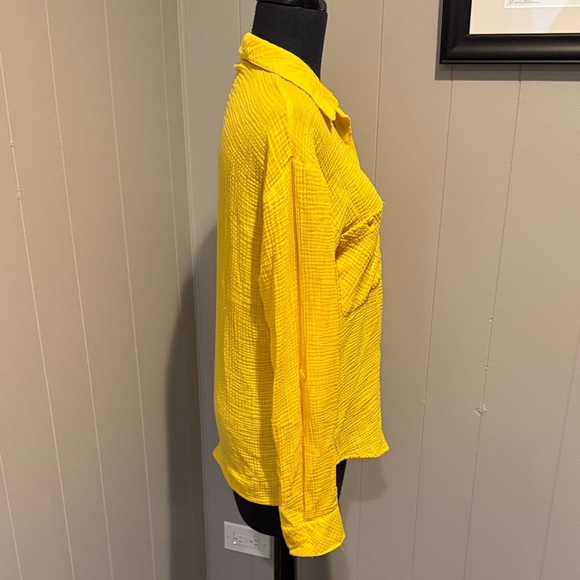 Sanctuary Women’s XS Sunlit Yellow Button-Down Shirt - Picture 5 of 6